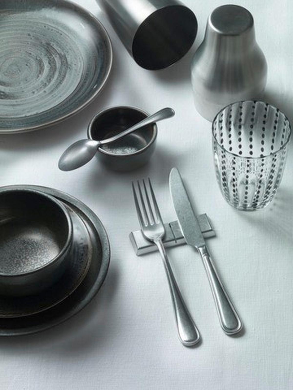 sada príborov WESTMINSTER - farba ušľachtilej ocele, Basics, kov (25,5/7/5,3cm) - Pintinox