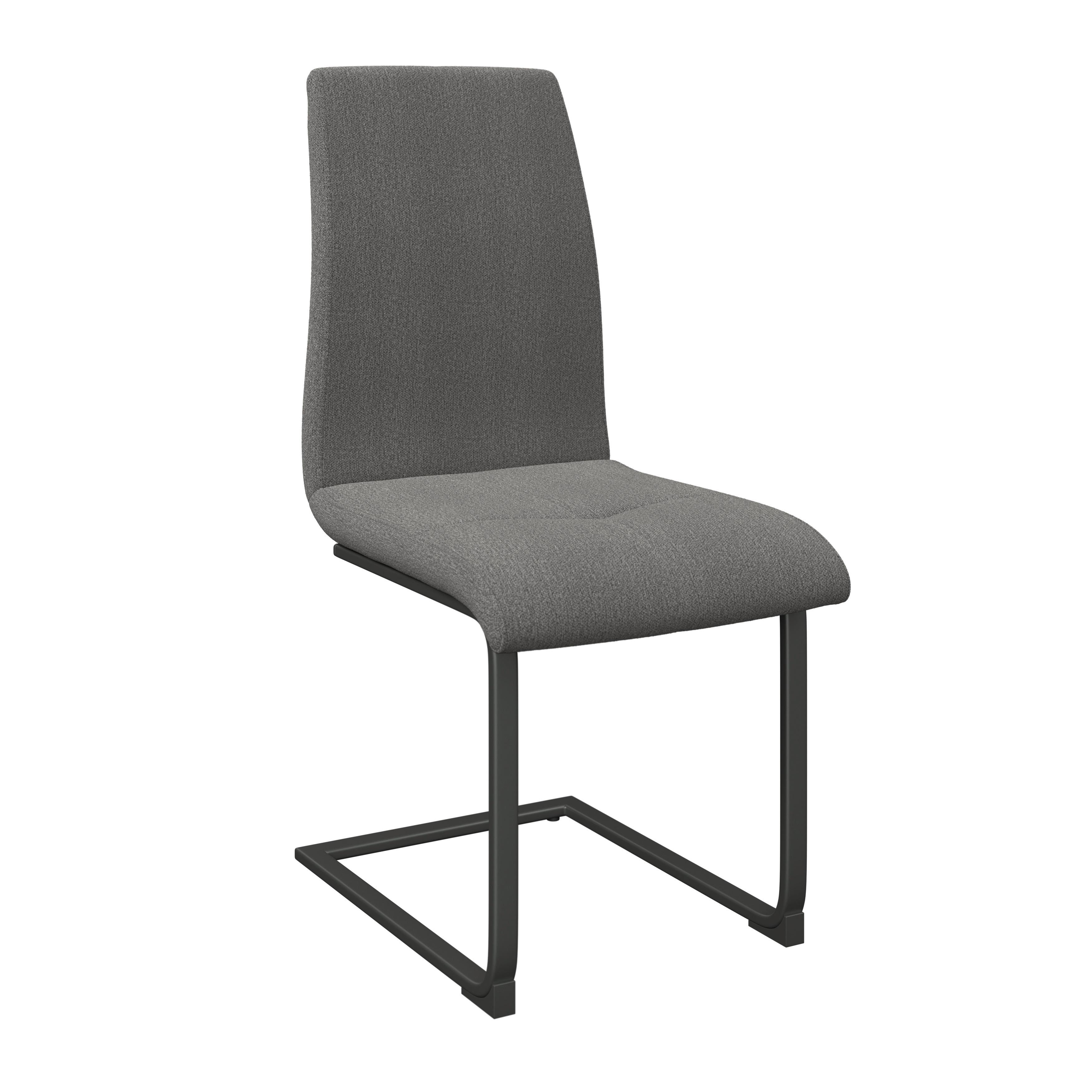 Schwingstuhl Tristan Webstoff anthrazit, B: 41cm