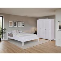 Einzelzimmer Vilmar Bastian Weiß 2-teilig - Weiß, MODERN, Holz - MID.YOU