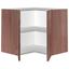 Eckoberschrank Samoa He 60 - Eichefarben/Weiß, KONVENTIONELL, Holz/Holzwerkstoff (60/54/32cm) Eckoberschrank Samoa He 60 - Eichefarben/Weiß, KONVENTIONELL, Holz/Holzwerkstoff (60/54/32cm)