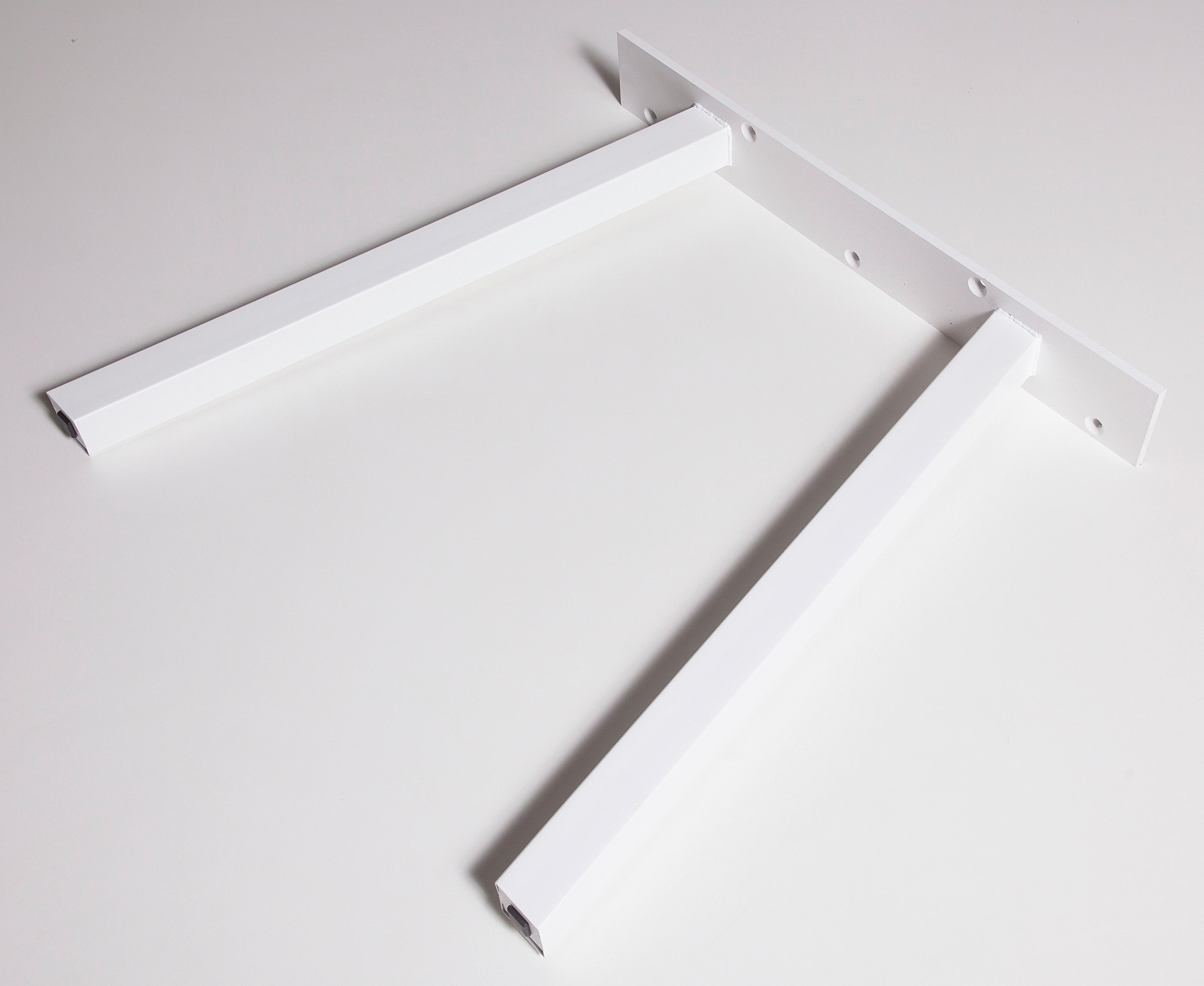 Tischgestell Tischuntergestell B: 70 cm - Weiß, Basics, Metall (70/71cm)
