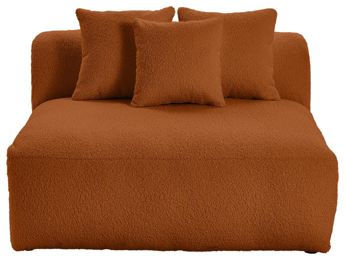 Modul Sofa Bloom 2er Sofa B: 120 Cm Rostfarben - Rostfarben, Trend, Textil (120/70/122cm) - Livetastic