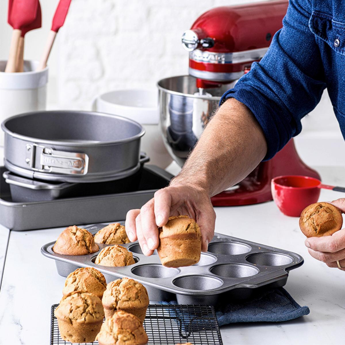 Muffinform Metal Bakeware Alufarben - Alufarben, Basics, Metall (1.07kg) - Kitchenaid