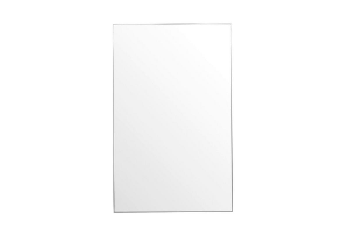 Spiegel Orlando Silberrahmen B: 120cm - Silberfarben, MODERN, Glas/Metall (120/190/3cm) - Livetastic