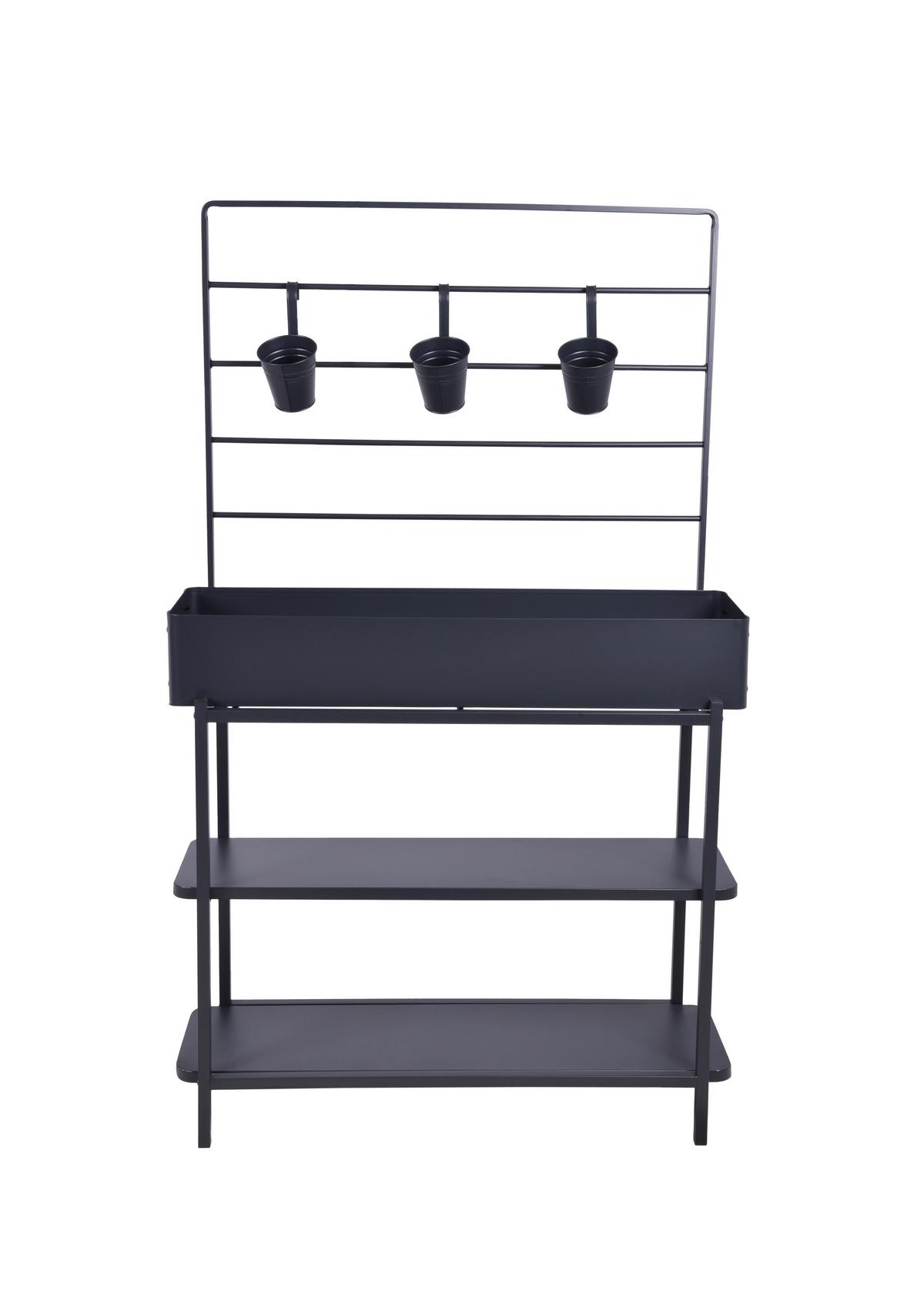 Hochbeet Hochbeet Gloria - Anthrazit, Basics, Metall (155/94,5/30cm)