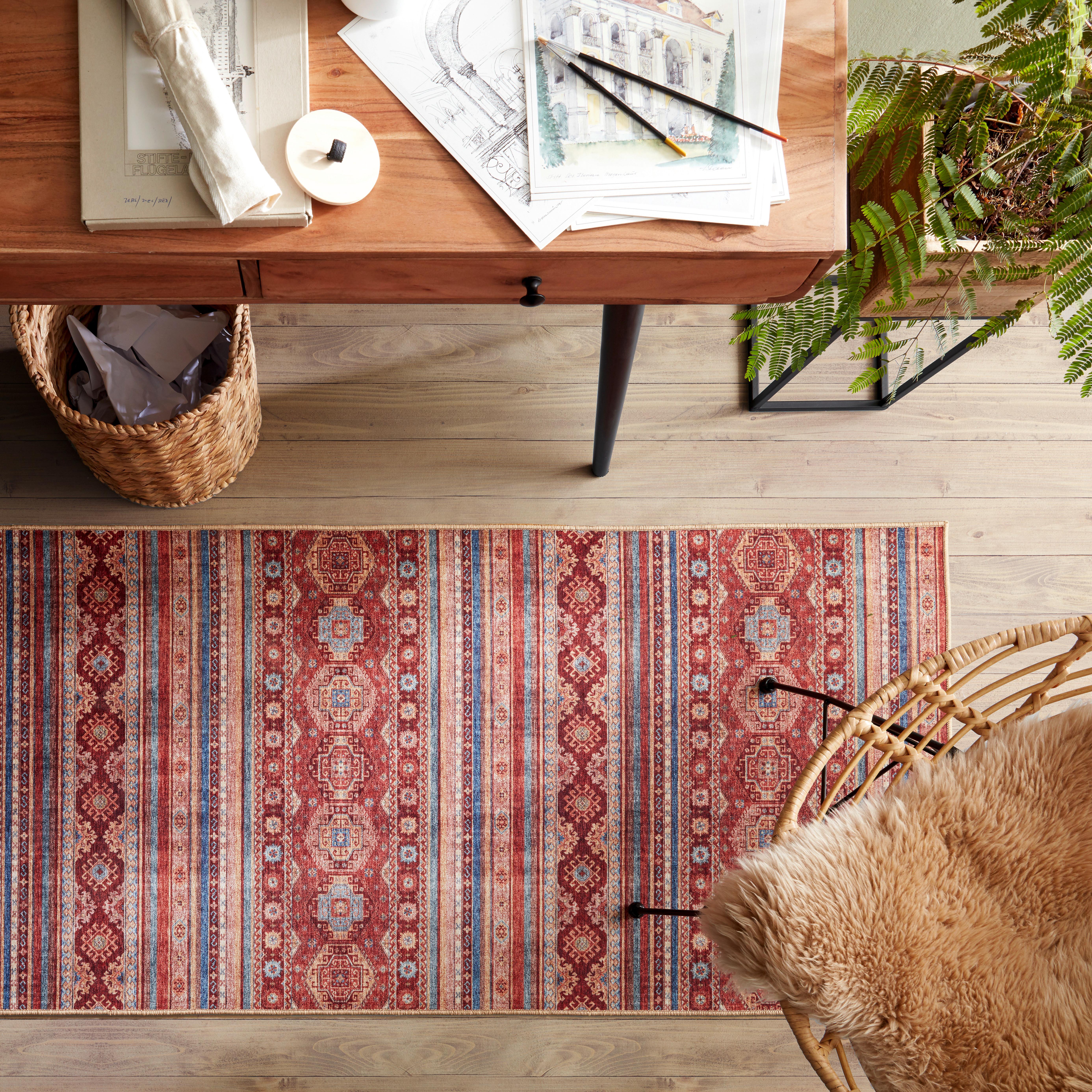 TKANÝ KOBEREC Israel 1, 60/90cm, terakota - terakota, textil (60/90cm) - Mömax