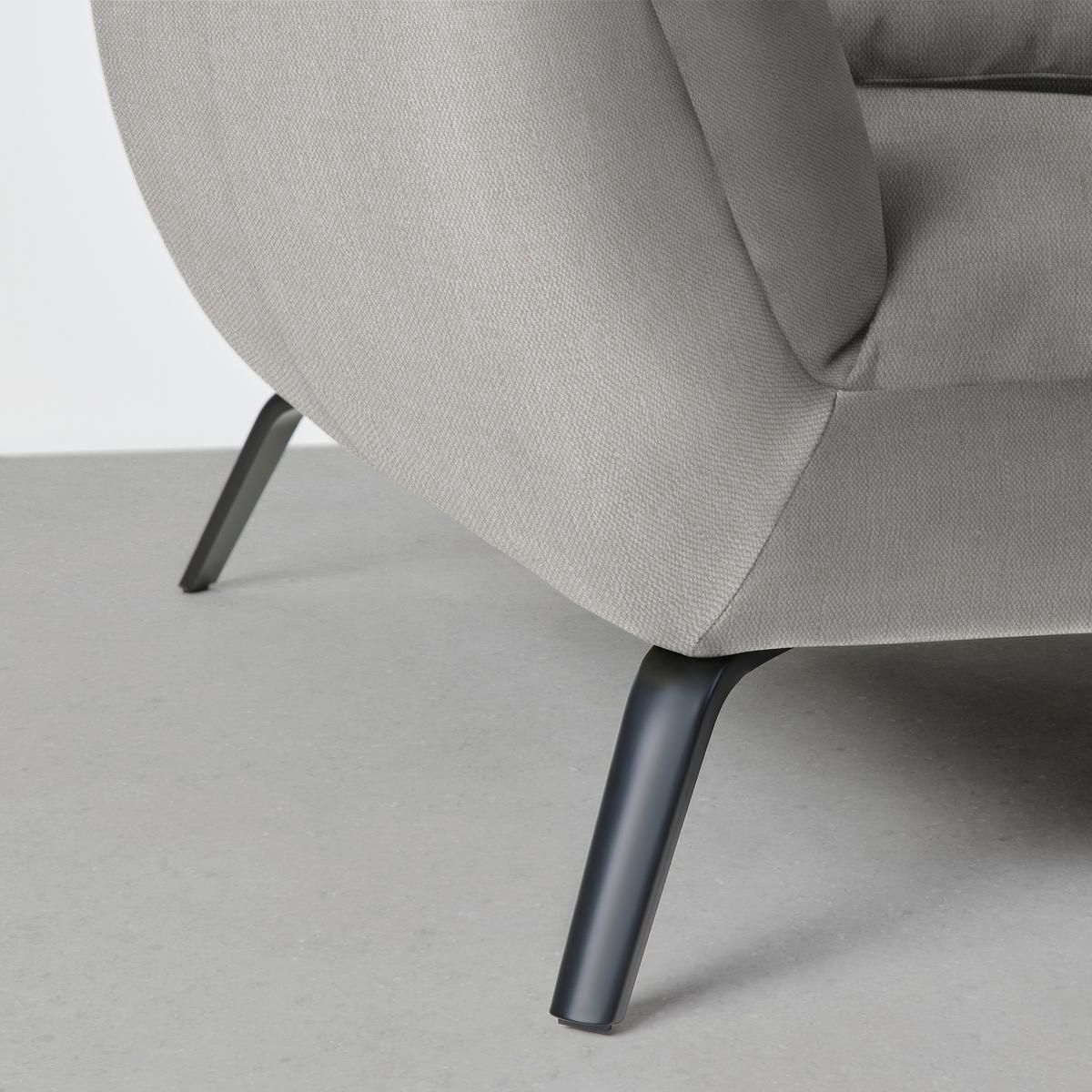 Rohová sedačka TRENDY, pravá, béžová - černá/béžová, Moderní, kov/kompozitní dřevo (310/93/250cm) - Premium Living