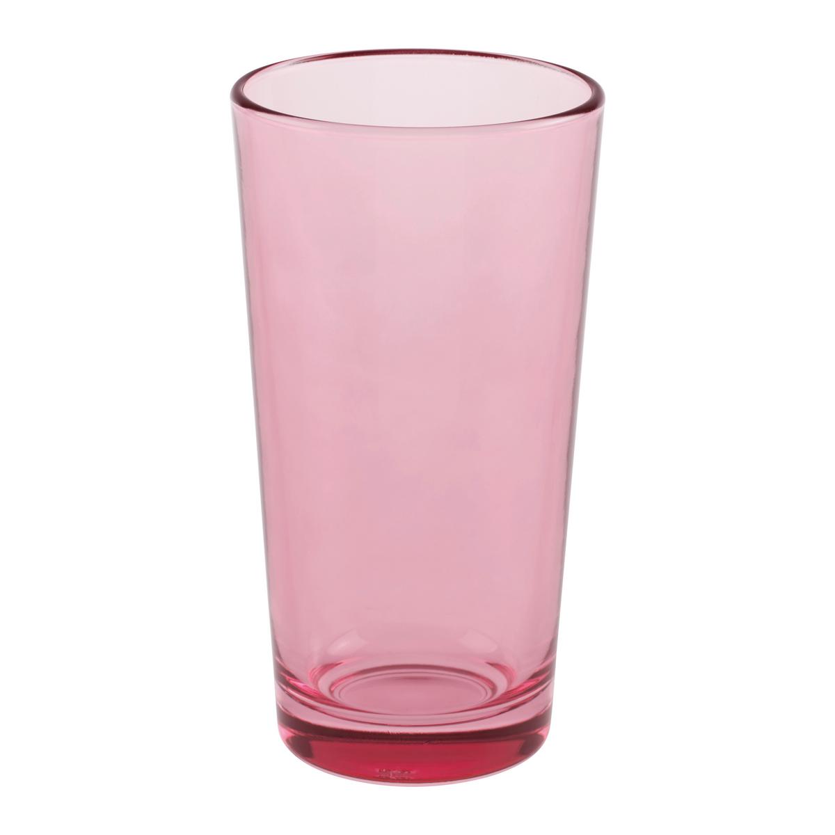 Wasserglas Mirella - Pink/Flieder, Design, Glas (7,8/14,8cm) - Luca Bessoni