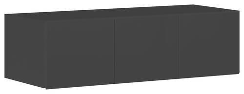 Nadstavec na skriňu MAX-EXTRA,3-dverový - sivá, Konventionell, kompozitné drevo (136/39/54cm) - James Wood