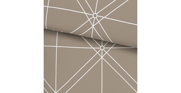 Satin Beettwäsche 140x200 cm Chalene Baumwolle Taupe - Taupe, ROMANTIK / LANDHAUS, Textil (140/200cm) - James Wood