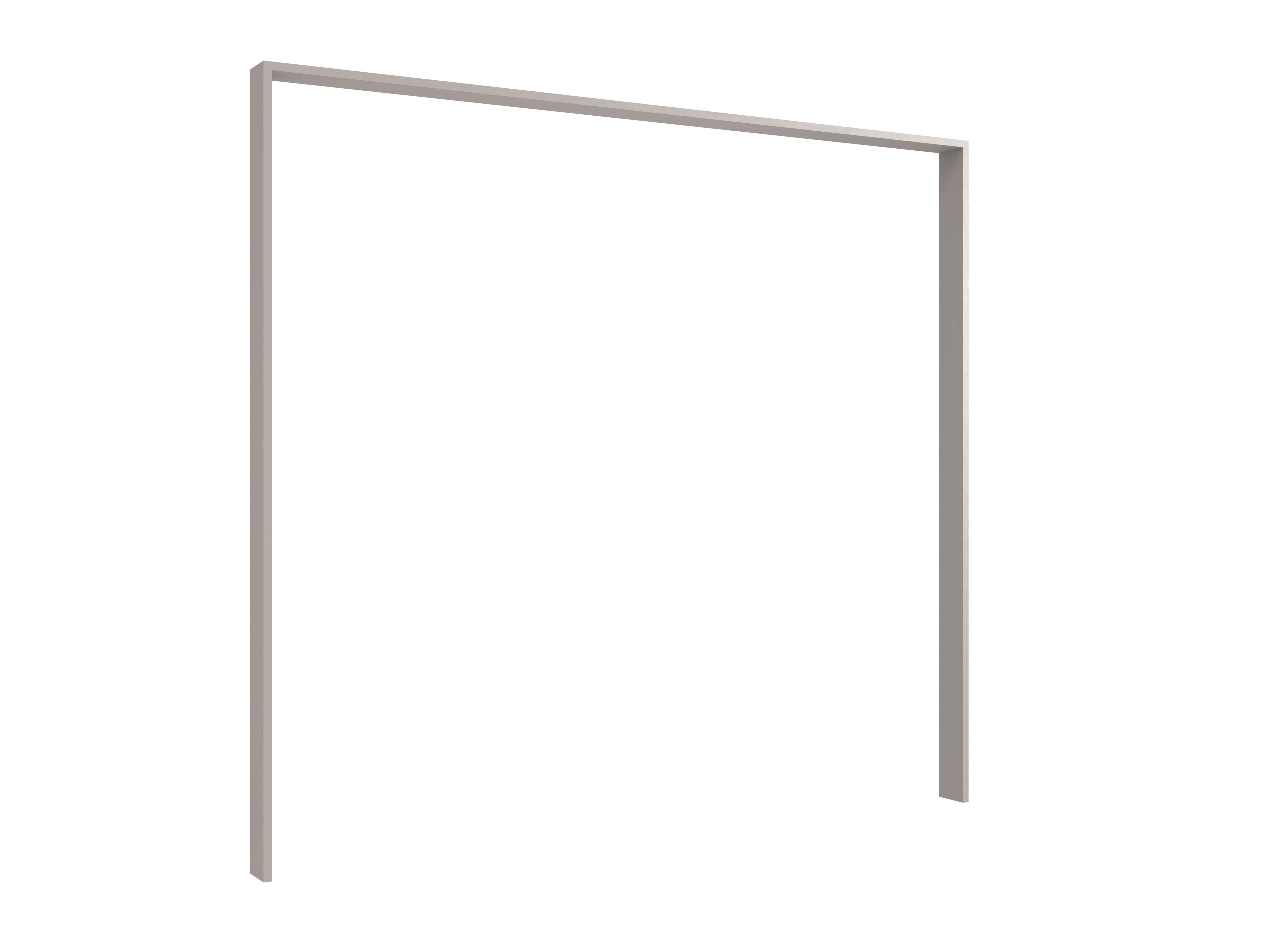 Paspartový rám OSNABRÜCK - sivá/Sahara, Konventionell, kompozitné drevo (183/200/12cm)