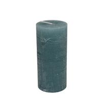Valcová sviečka LIA - pastelová modrá, Modern, textil/prírodné materiály (6,8/15cm) - Premium Living