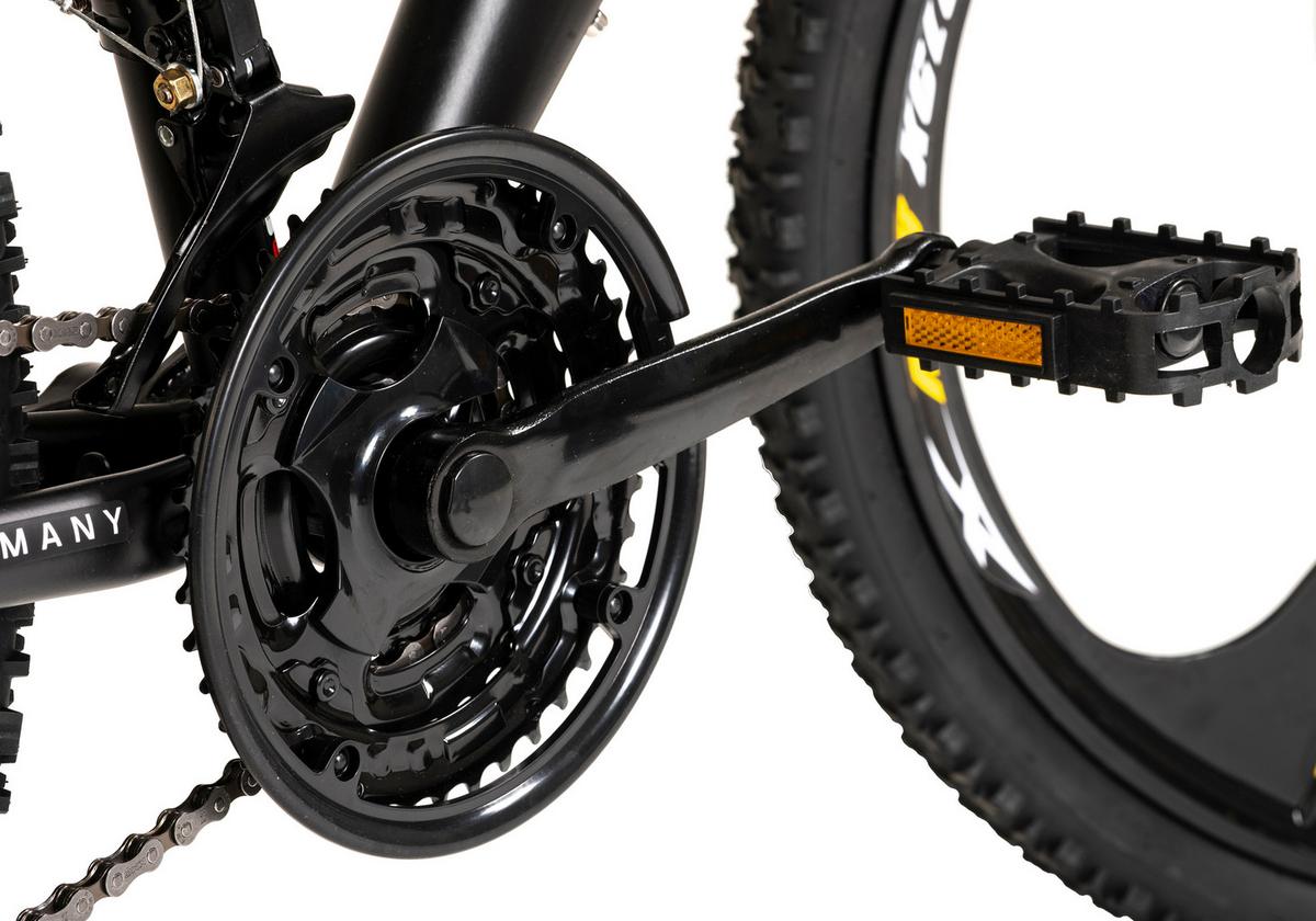Mountainbike 415m - Schwarz, MODERN, Metall (25/140cm)