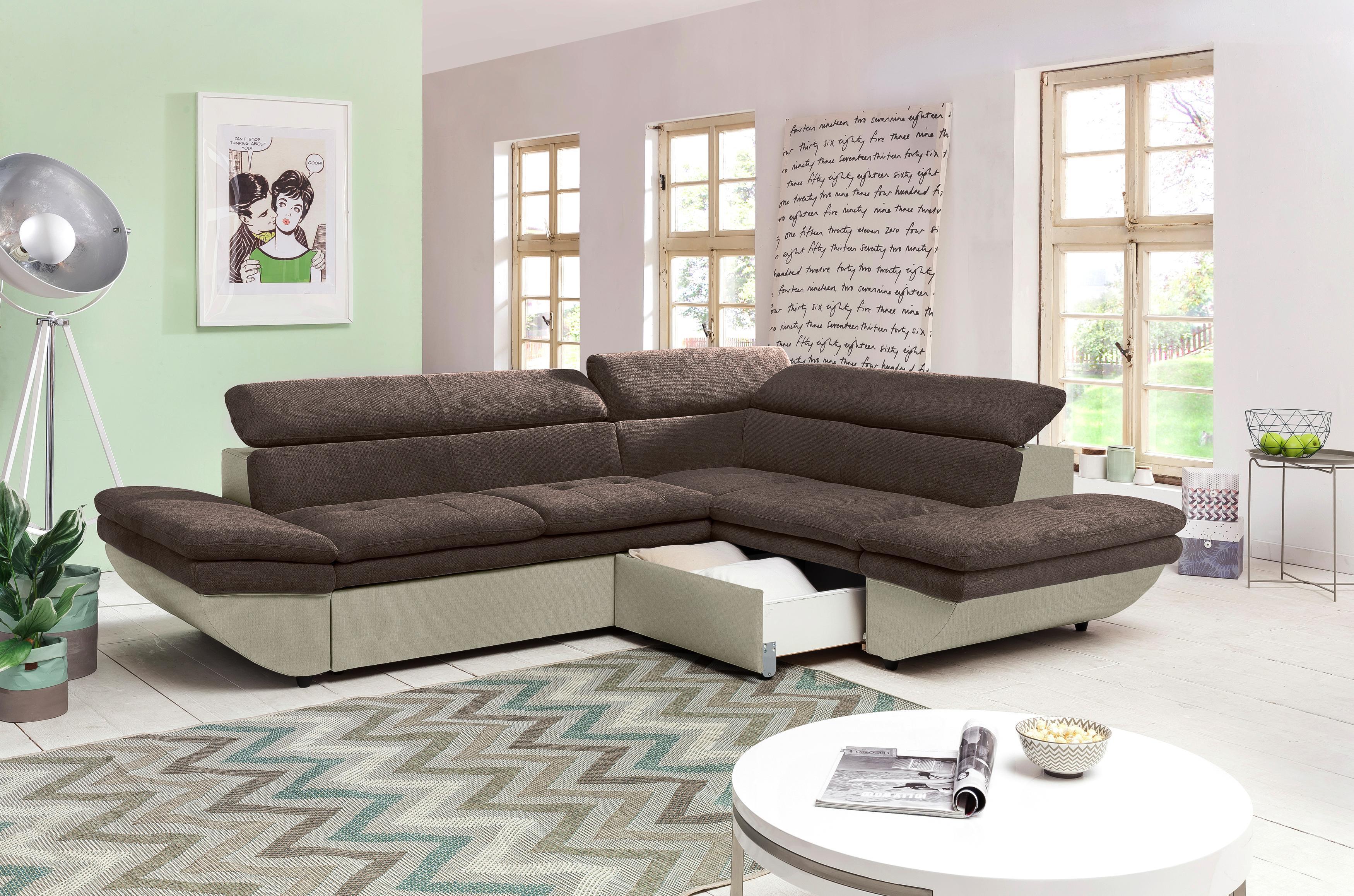 Sedacia Súprava Highway - Basics, drevo/textil (265/74/204cm)