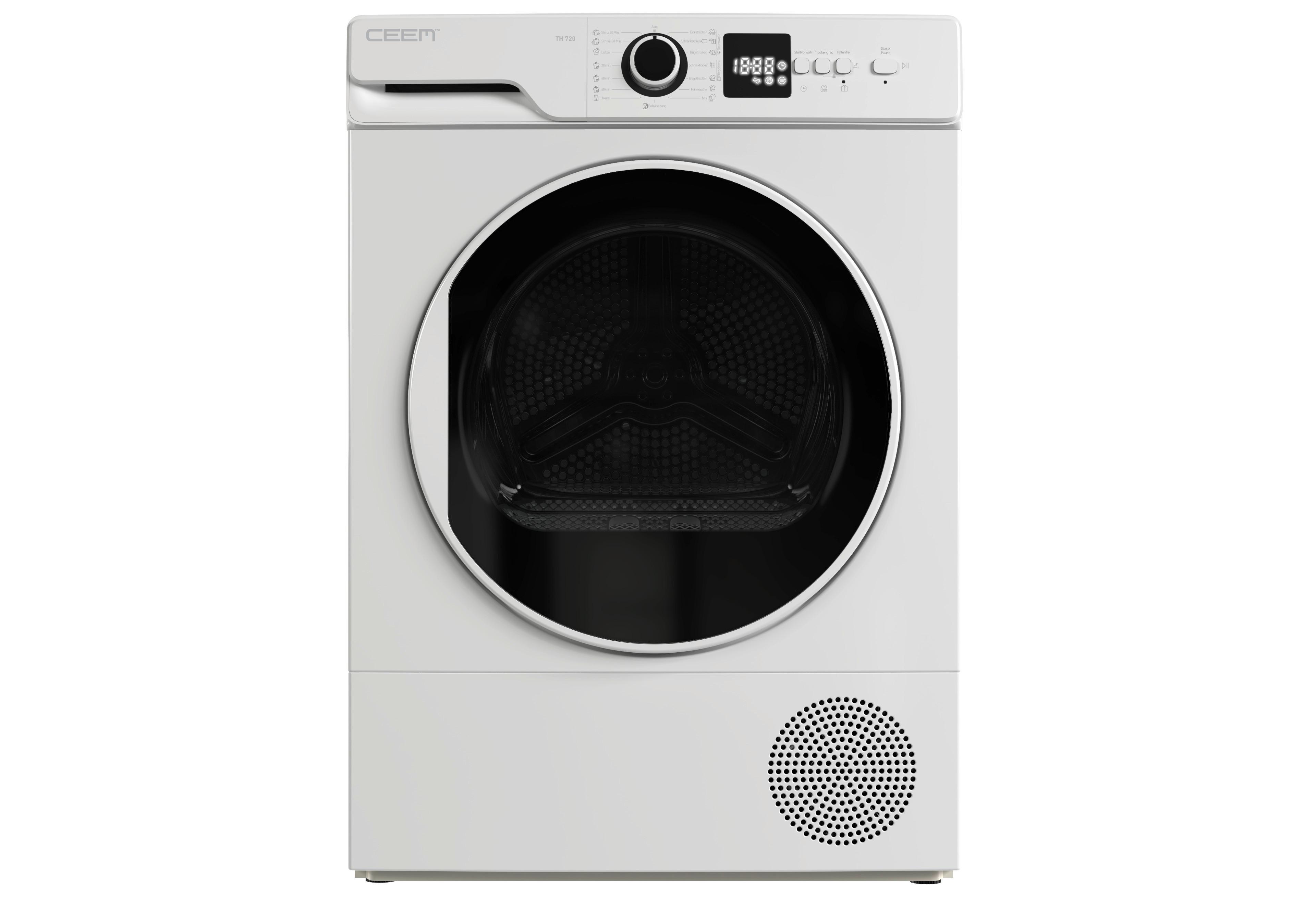 Wärmepumpentrockner Th 720 - Weiß, Basics, Metall (59,6/84,5/52,3cm) - CEEM