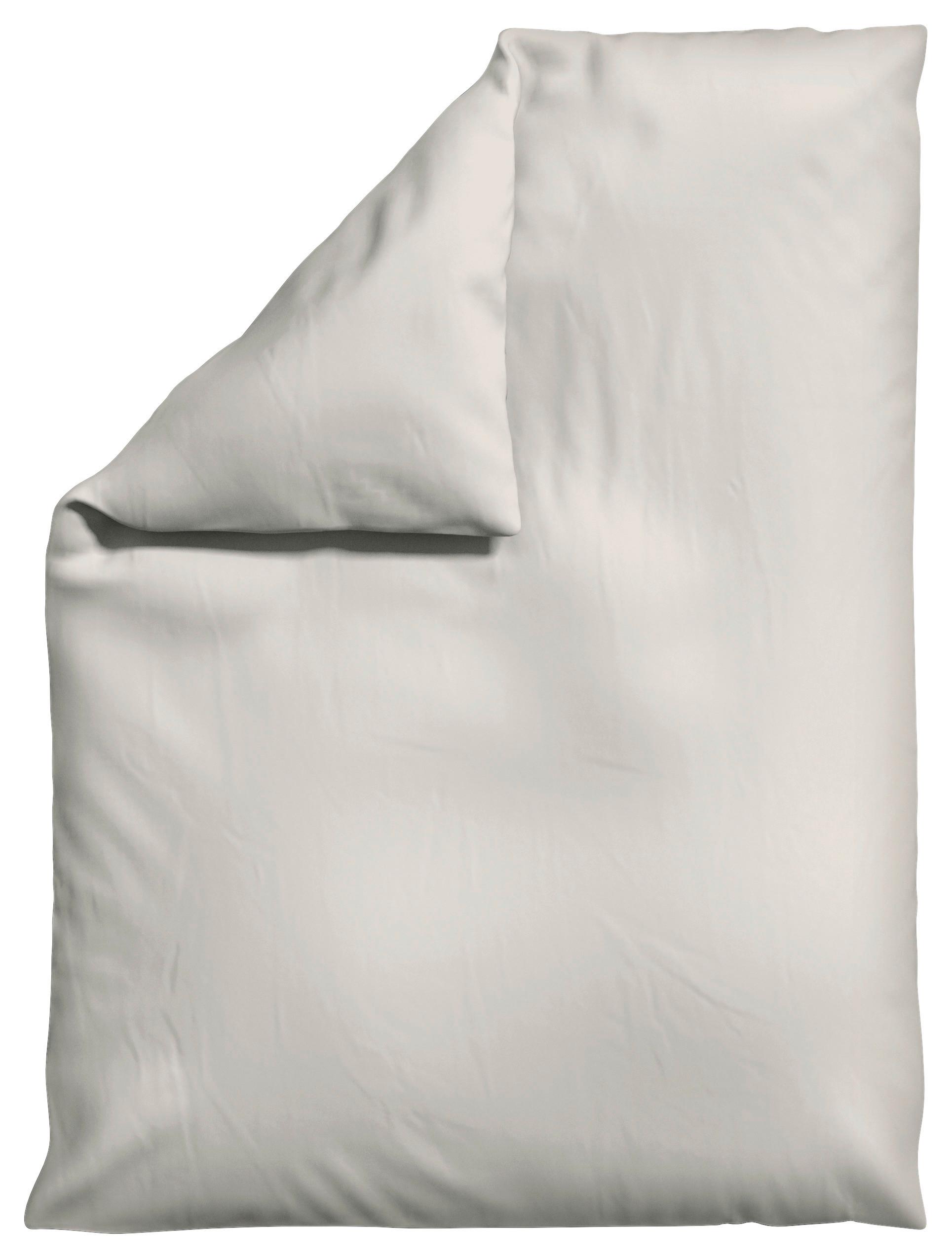 BETTDECKENBEZUG WOVEN SATIN - Hellbraun, Basics, Textil (155/220cm) - Schlafgut