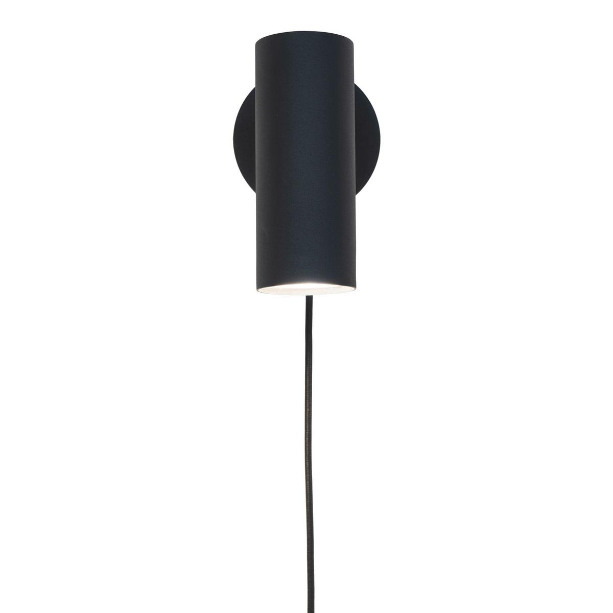 Wandleuchte Paris Wall Lamp - Schwarz, Basics, Metall (15/22/10cm)