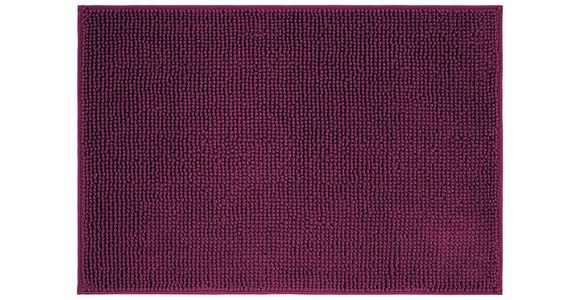 Badematte Anke Lila 60x90 cm Rutschhemmend - Lila, KONVENTIONELL, Textil (60/90cm) - Luca Bessoni