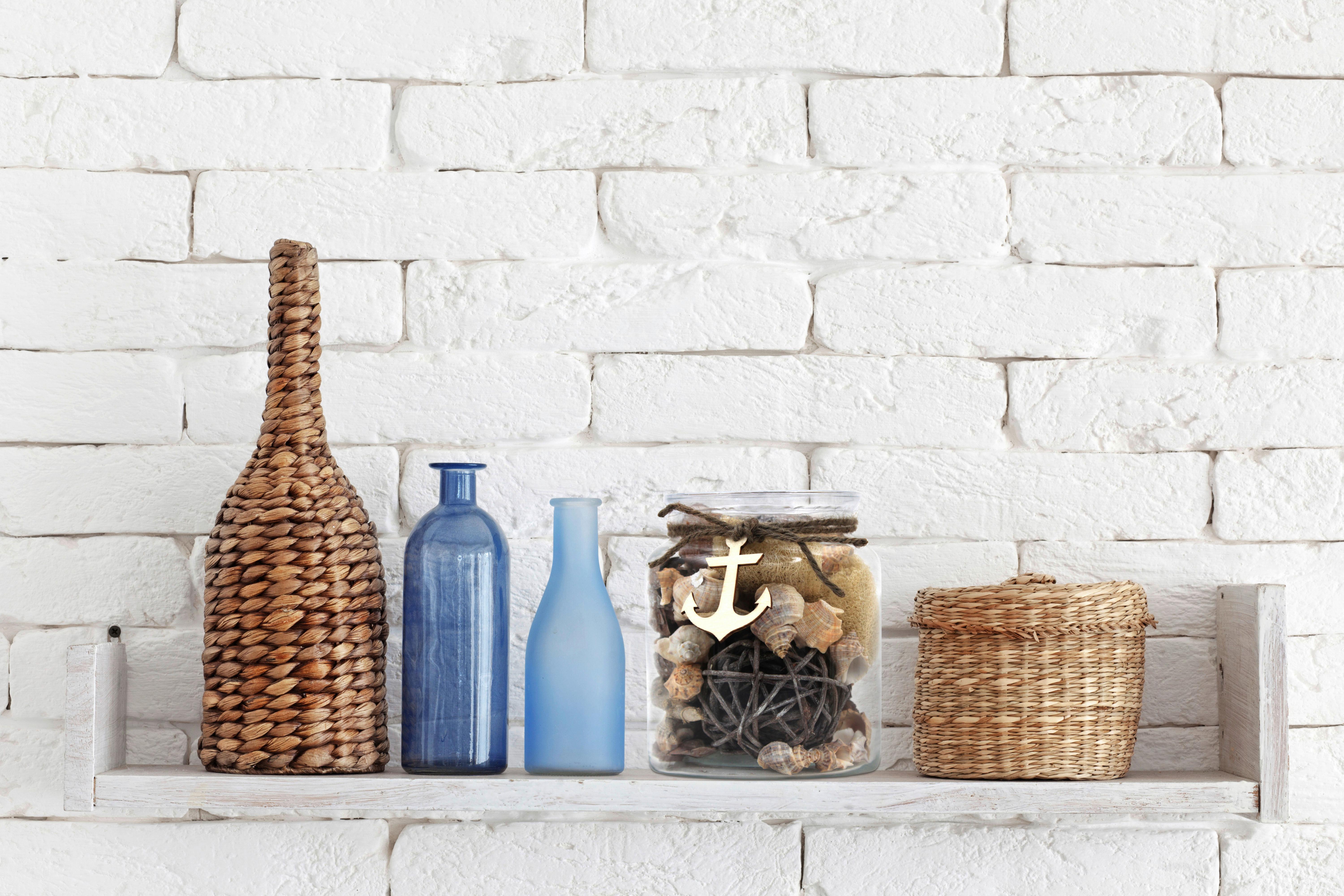 Dekoglas Flora Creme, 13,5x16,5 cm - Creme, LIFESTYLE, Glas/Naturmaterialien (13,5/16,5/13,5cm) - Kayoom