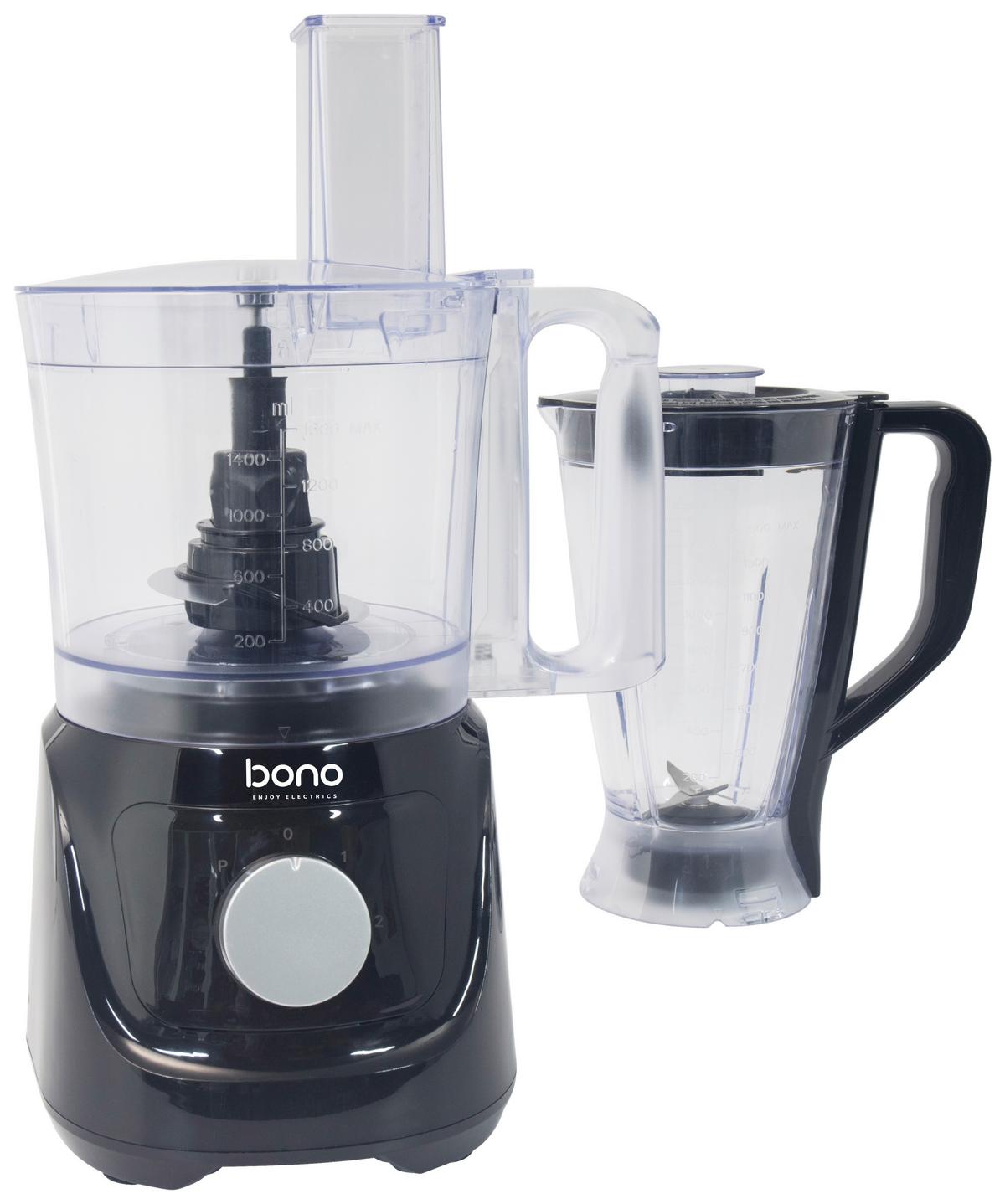 Standmixer Pietro - fekete, Konventionell, műanyag/fém (25,4/21/43cm) - Bono