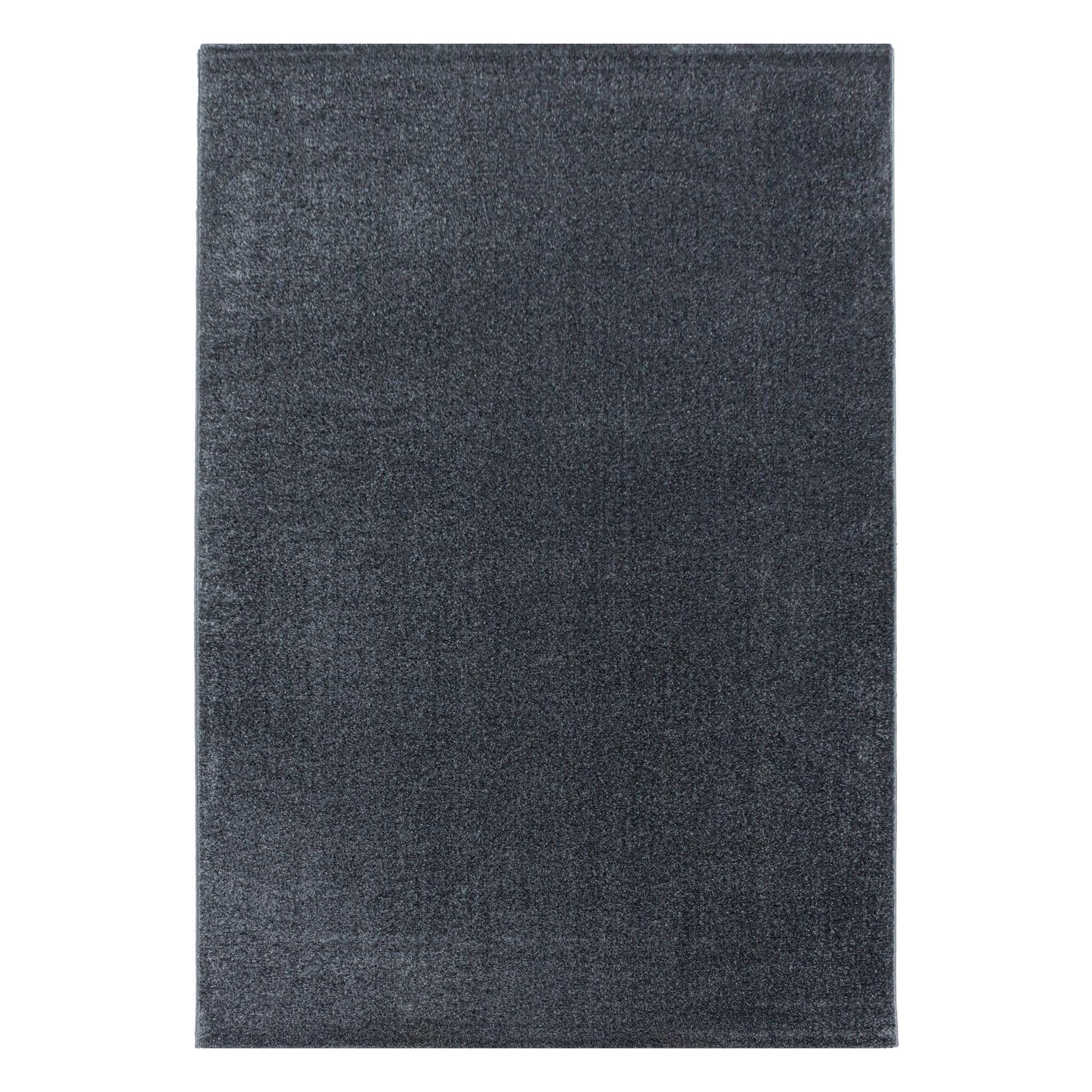 Hochflor Teppich Grau Rio 80x150 Cm - Grau, Basics, Textil (80/150cm)