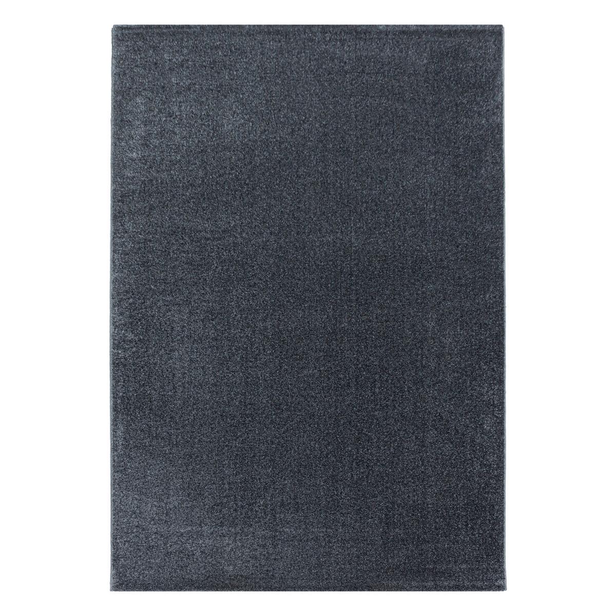 Hochflor Teppich Grau Rio 80x150 Cm - Grau, Basics, Textil (80/150cm)