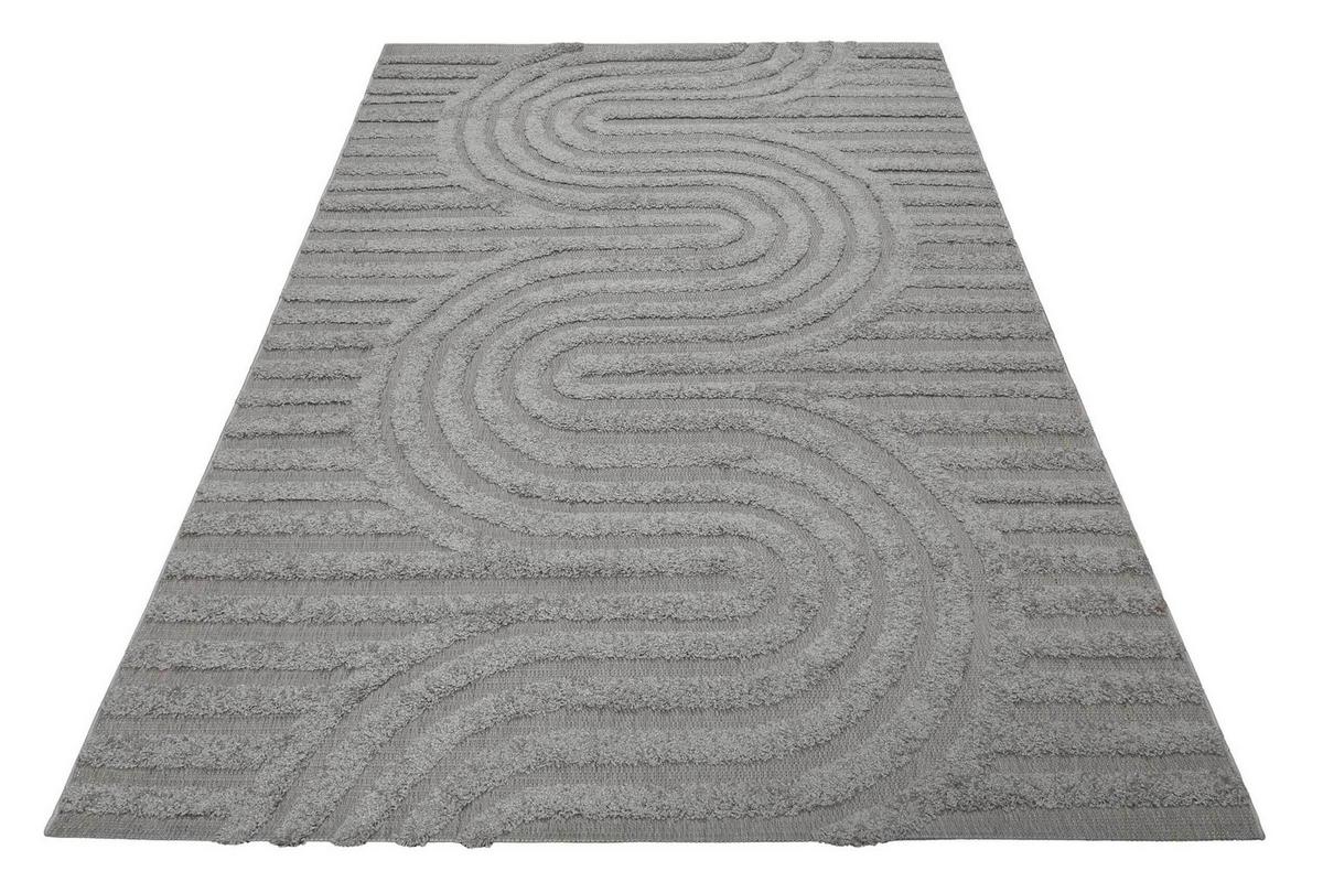 Outdoorteppich Grau, BxL: ca. 133x200 cm - Grau, KONVENTIONELL, Textil (133/200cm) - Esprit
