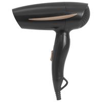 Haartrockner Lorin 1200 w mit Stylingdüse + Handgriff , Föhn - Goldfarben/Schwarz, KONVENTIONELL, Kunststoff (17/6,3/21,5cm) - Bono