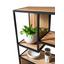 Regal Carlos 2 B: 110 cm Eichefarben - Eichefarben/Schwarz, Design, Holz/Metall (110/160/35cm) - Hom`in Regal Carlos 2 B: 110 cm Eichefarben - Eichefarben/Schwarz, Design, Holz/Metall (110/160/35cm) - Hom`in