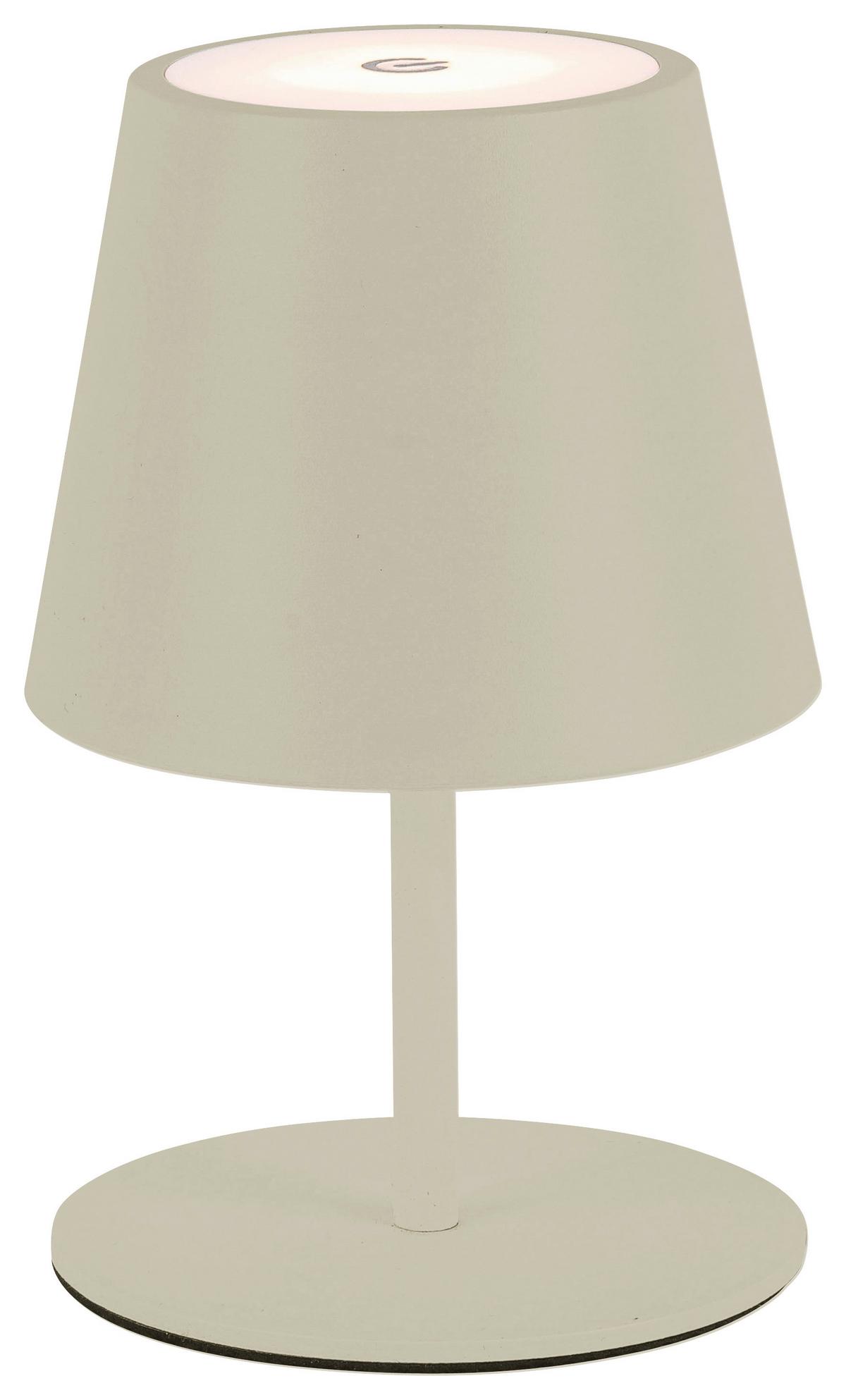 STOLNÍ LAMPA NA BATERIE NOEMI - pískové barvy, Konvenční, kov/plast (10,5/17-36cm) - Mömax