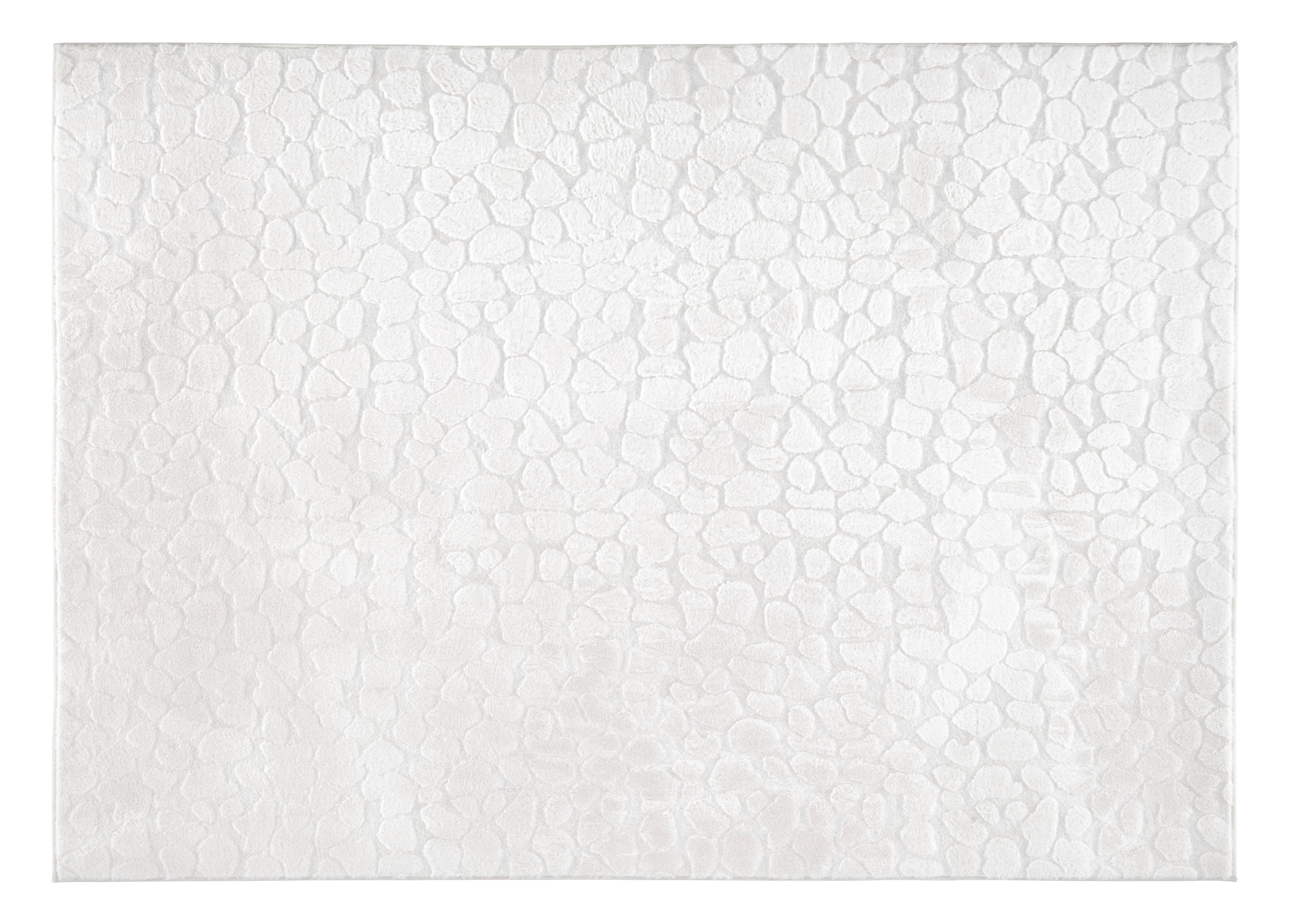 Fellteppich Maja - Weiß, ROMANTIK / LANDHAUS, Textil (120/170cm) - James Wood