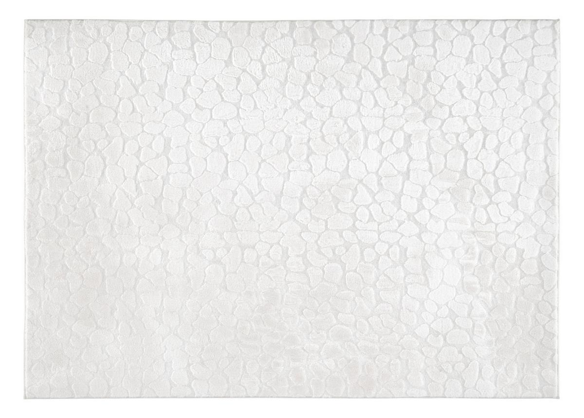 Fellteppich Maja - Weiß, ROMANTIK / LANDHAUS, Textil (80/150cm) - James Wood