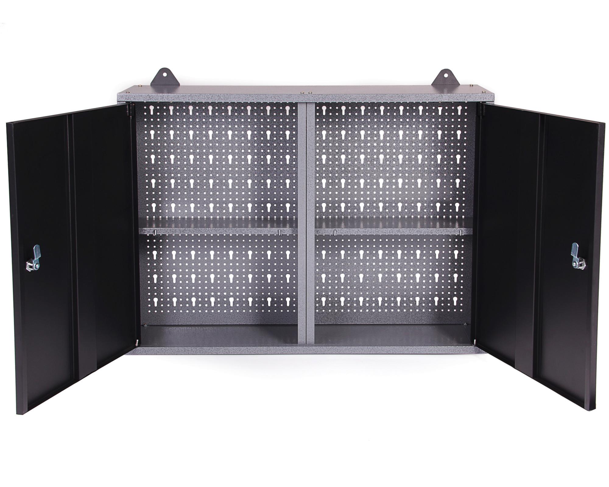 Werkzeugschrank Stahl Anthrazit/Grau B: 80 cm - Anthrazit/Grau, Basics, Metall (80/60/20cm)