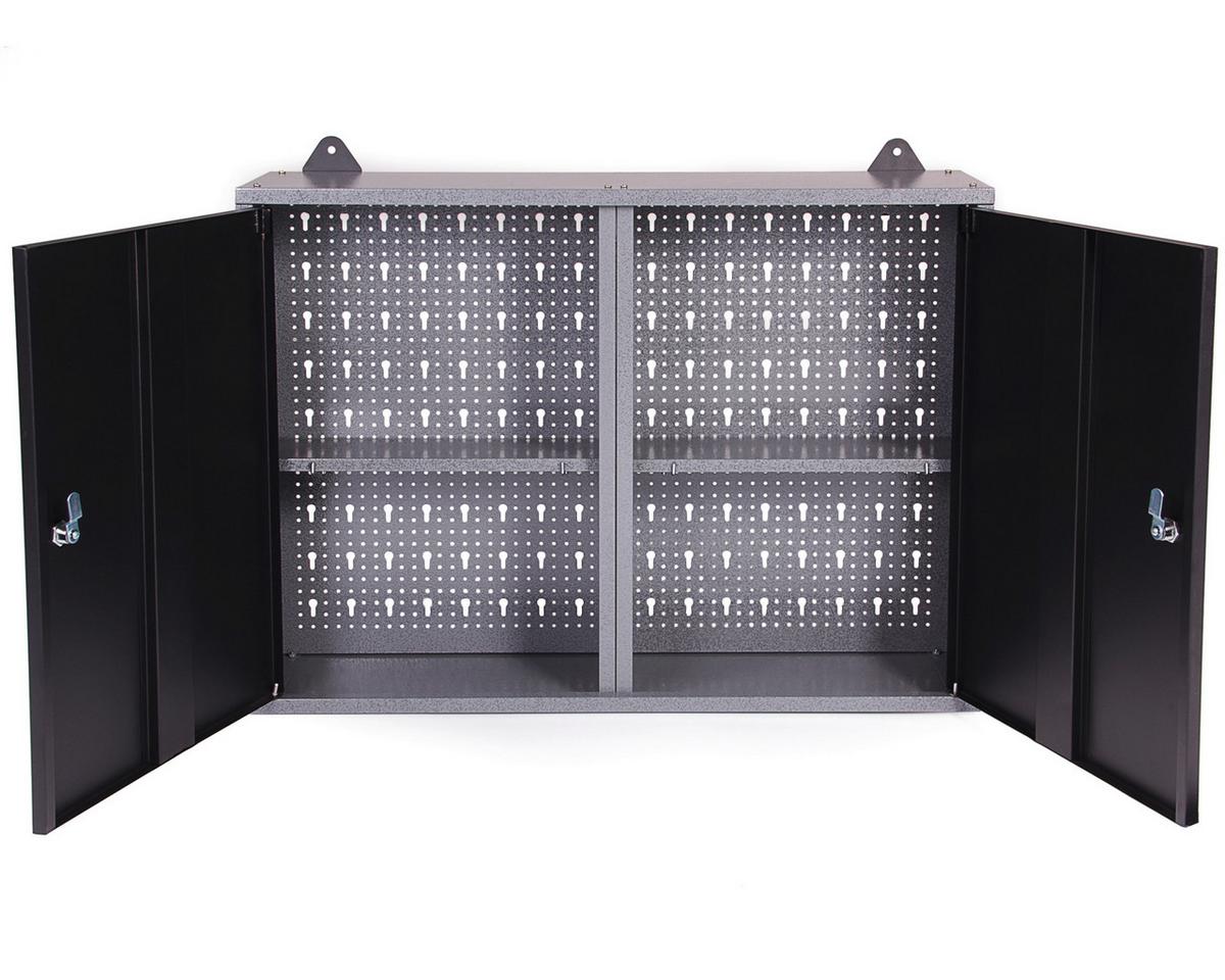 Werkzeugschrank Stahl Anthrazit/Grau B: 80 cm - Anthrazit/Grau, Basics, Metall (80/60/20cm)