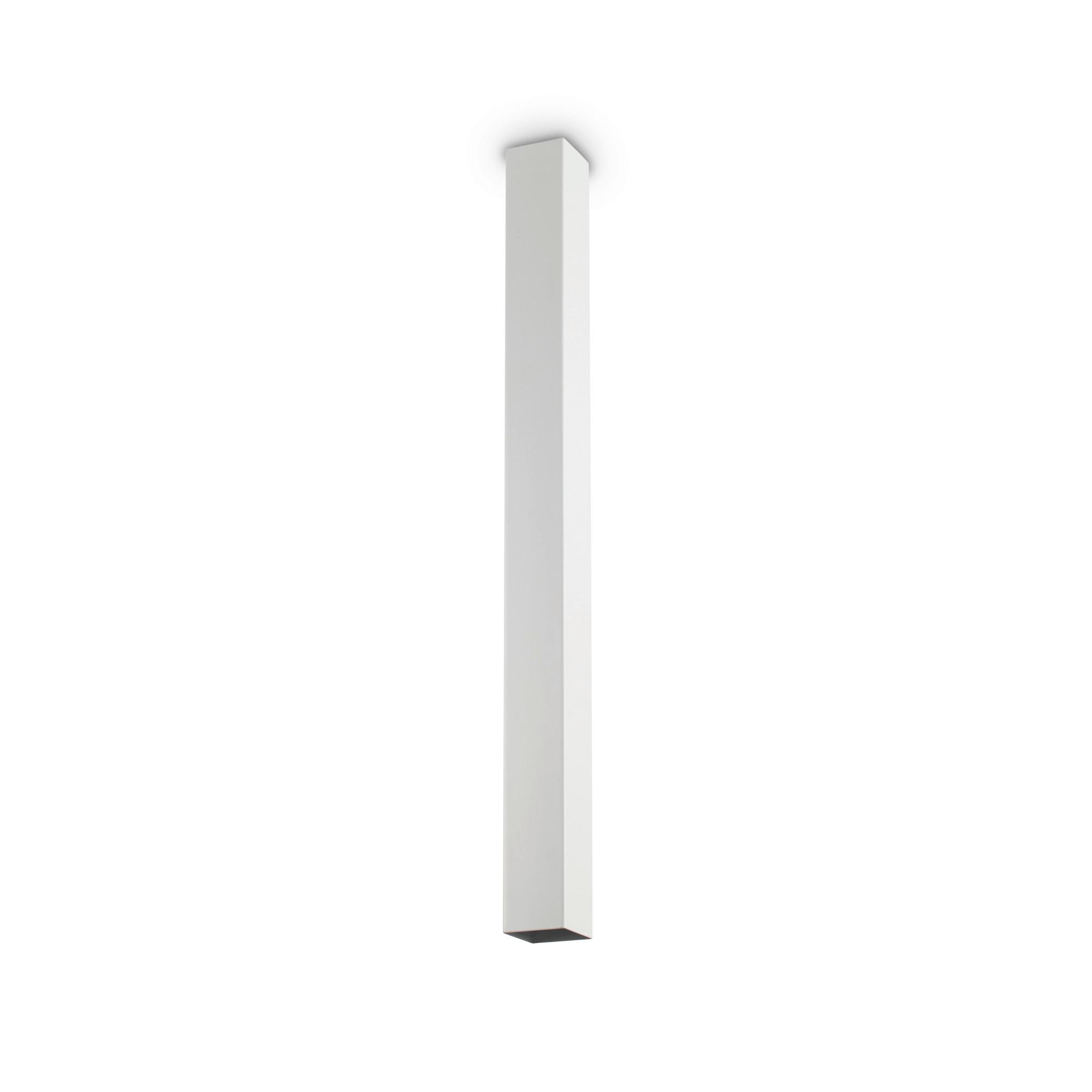 LED-Deckenleuchte Sky L: 6 cm 1-Flammig Quadratisch - Weiß, KONVENTIONELL, Metall (6/75/6cm) - Ideal Lux