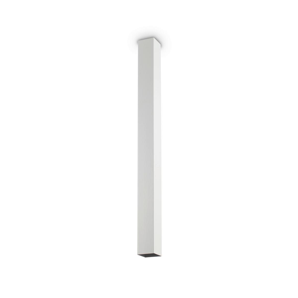 LED-Deckenleuchte Sky L: 6 cm 1-Flammig Quadratisch - Weiß, KONVENTIONELL, Metall (6/75/6cm) - Ideal Lux