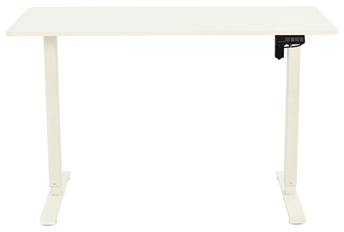PSACÍ STŮL CHARLIE - bílá/černá, Moderní, kov/kompozitní dřevo (120/60/72-118cm) - Mömax