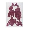 Hochflorteppich Rabbit Animal Lila/weiß, 120x160 Cm - Lila/Weiß, KONVENTIONELL, Textil (120/160cm)