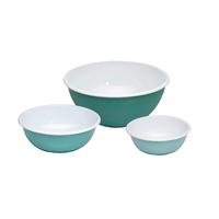 SCHÜSSELSET 0198-111 NATURE GREEN - Grün, Basics, Metall (14+18+22cm) - Riess