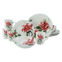 Kombiservice Keramik 4 Personen Geschirr Set - Multicolor, Keramik - Creatable