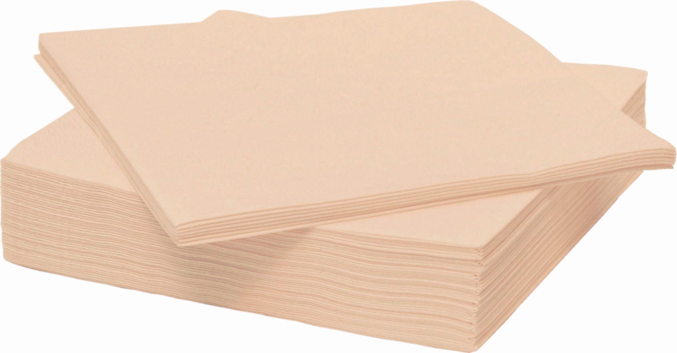 Ubrousek Kathleen, 50ks/bal. - cappuccino, Konvenční, papír (33/33cm) - Mömax