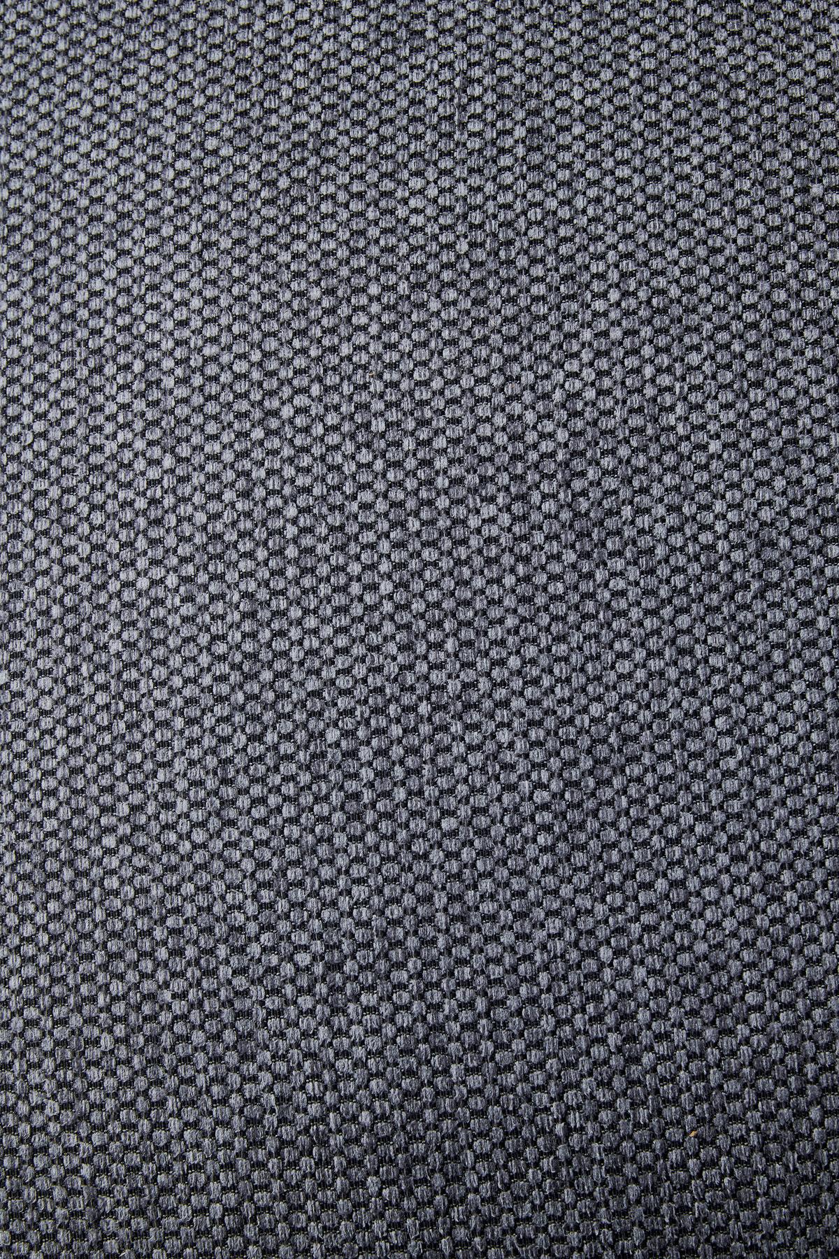 Armlehnstuhl Emilia II Webstoff grau, B: 60cm - Schwarz/Grau, MODERN, Holz/Textil (60/88/65cm)