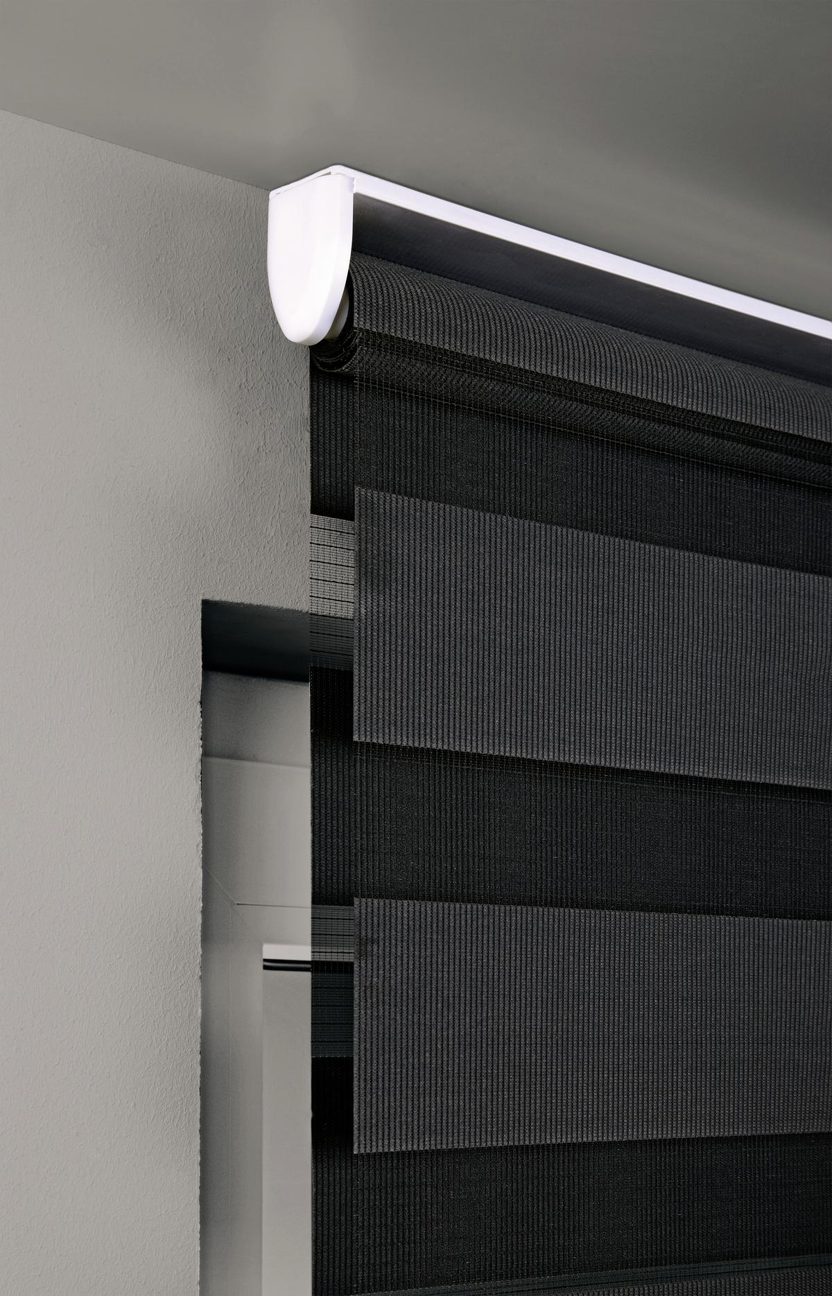 Doppelrollo Just Anthrazit B: 140 Cm - Anthrazit, Basics, Textil (140/160cm)