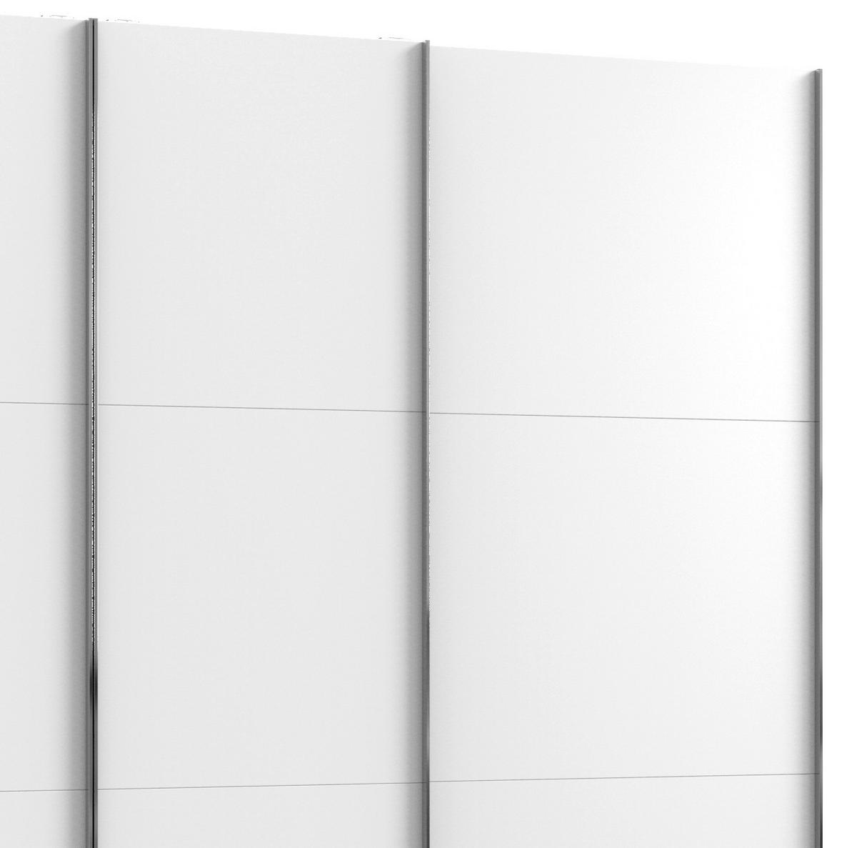 Schwebetürenschrank 350cm Level 36a, Weiß/eiche - Eichefarben/Weiß, Basics, Holzwerkstoff (350/216/65cm) - MID.YOU