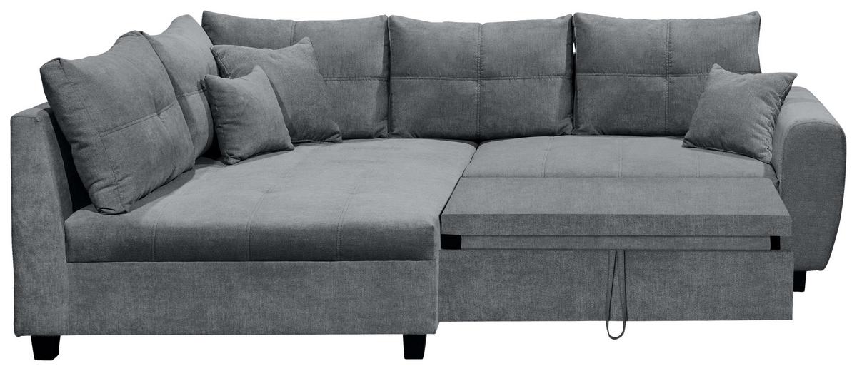 Sedacia súprava Lea antracit - antracitová, Basics, kompozitné drevo/textil (176/248cm) - MID.YOU