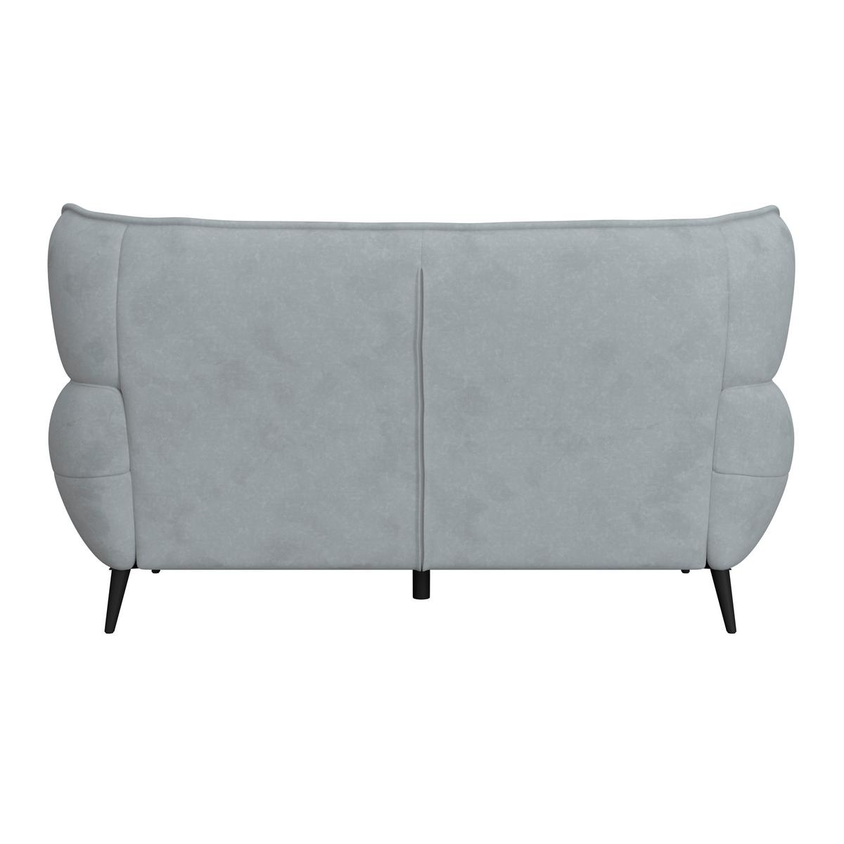 Dvojmiestna pohovka PESCARA, sivá - čierna/sivá, Modern, textil (191/105/98cm)