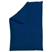 Bettdeckenbezug Knitted Jersey 135-140x200cm Dunkelblau - Dunkelblau, Basics, Textil (135-140/200cm) - Schlafgut