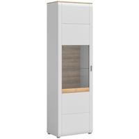 Vitrine Ashton Grau Rivera Eiche B: 61 cm - Design, Glas/Holzwerkstoff (61/202/43cm) - MID.YOU
