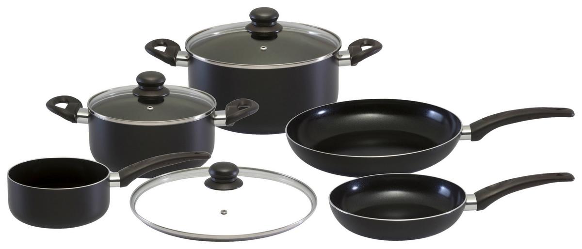 Kochtopfset Eliana - Klar/Transparent, KONVENTIONELL, Glas/Kunststoff - Luca Bessoni