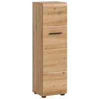 Midi skříňka Ice Dub Artisan - černá/dub artisan, Basics, kompozitní dřevo/plast (30/106/30cm) - MID.YOU